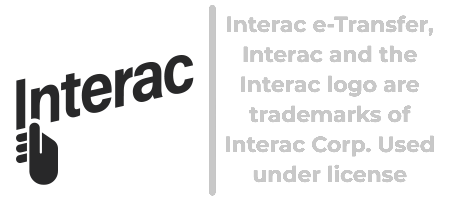 Interac e-Transfer, Interac and the Interac logo are trademarks of Interac Corp. Used under license