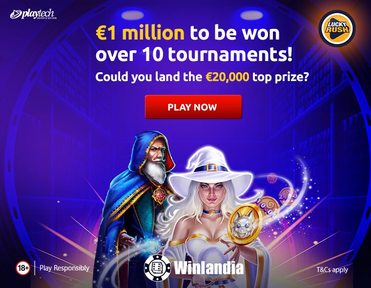 €1 million to be won over 10 tournaments! Could you land the €20,000 top prize?