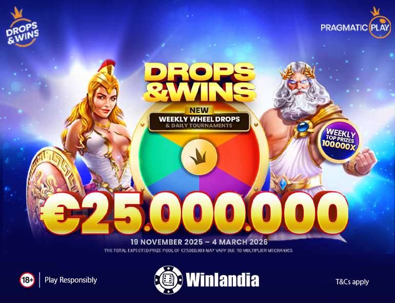 Drops & Wins New Weekly Wheel Drops & Daily Tournaments