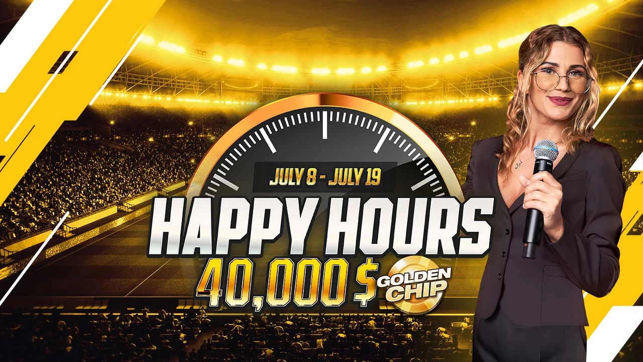 Happy Hours 40,000 $ Golden Chip
